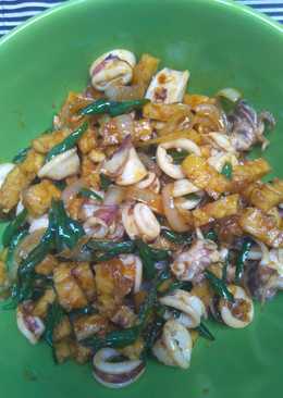 Cumi Tempe Cabe Ijo