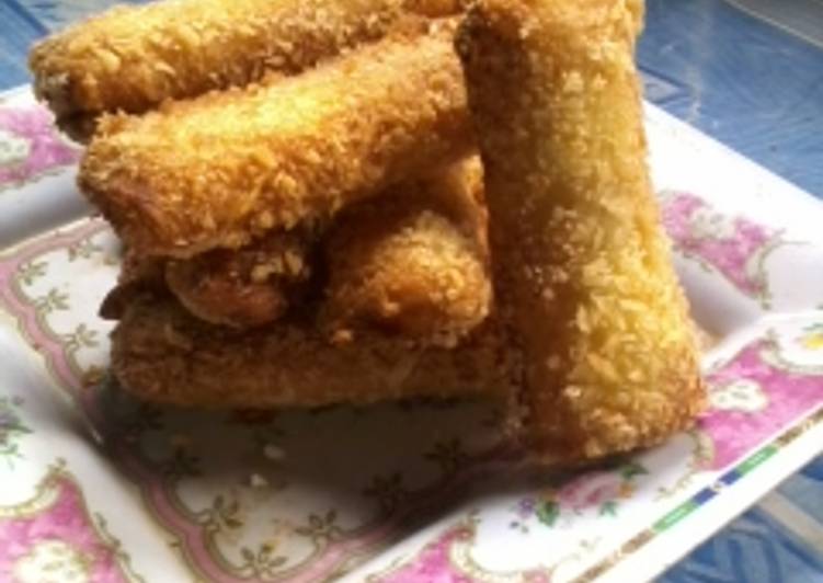 gambar untuk cara membuat Risol Roti Tawar isi Sosis Keju