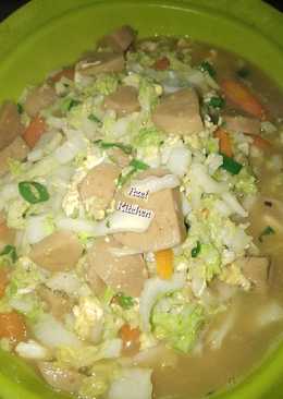 Tumis Sawi Bakso Sapi