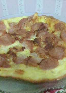 Omelette cheese sausage (Healthy kids meal)