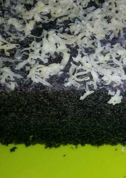 Brownies kukus ketan hitam