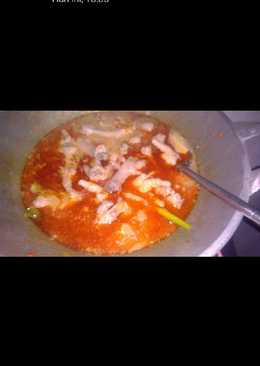 Ceker + bakso kuah pedesan