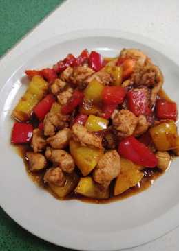 Ayam paprika lada hitam no vetsin