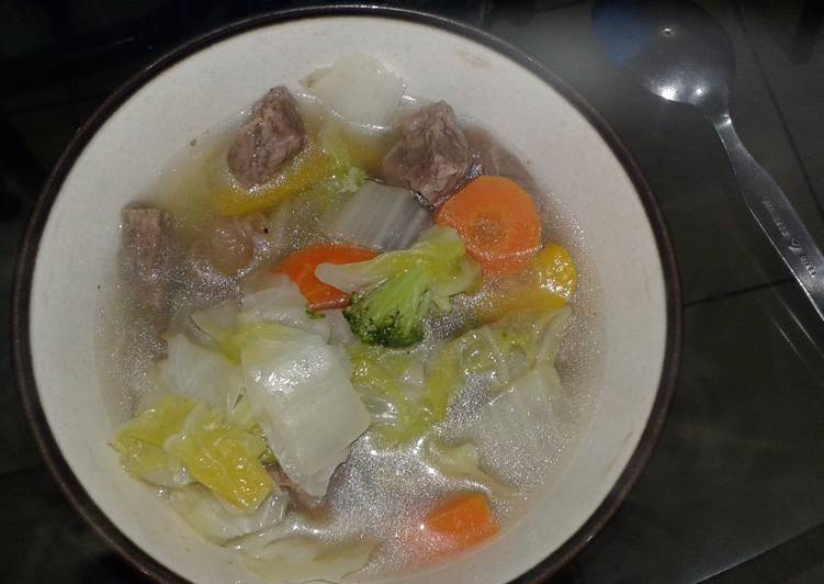 cara membuat Sup Daging Sapi