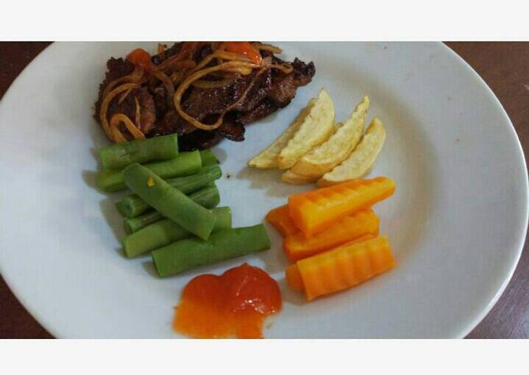 gambar untuk resep Beef Steak Sederhana