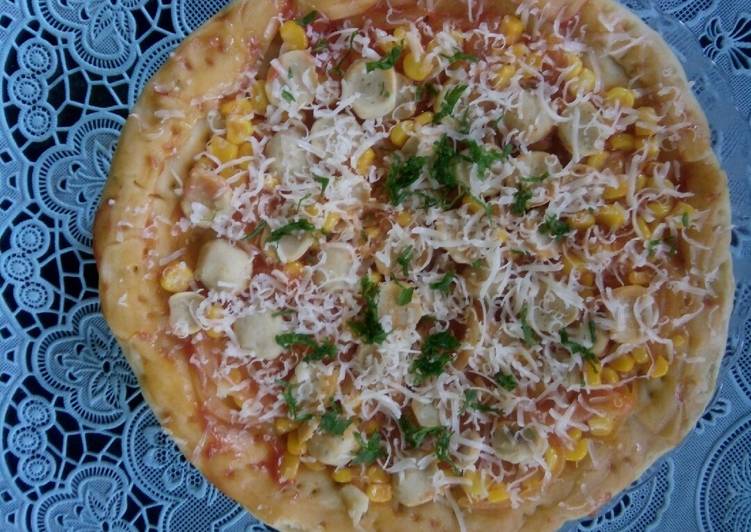 gambar untuk resep makanan Pizza teflon sederhana