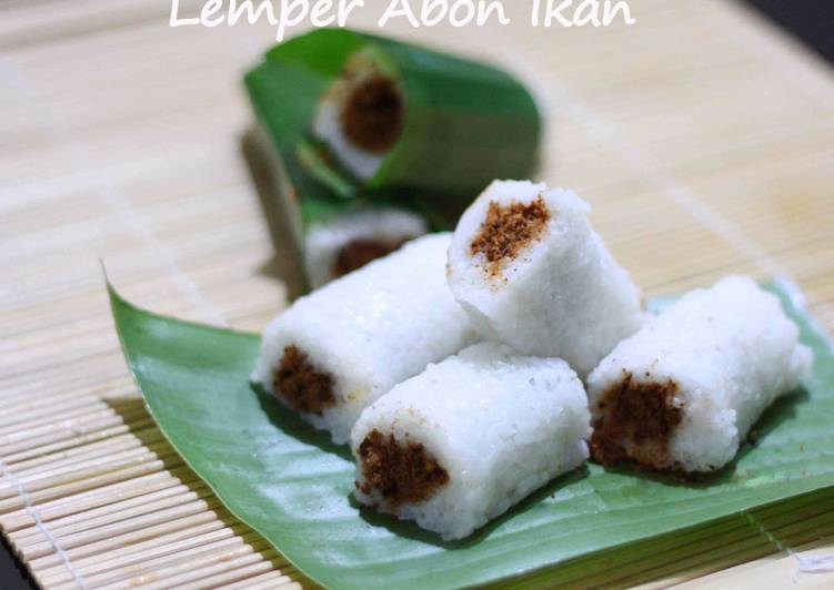 resep Lemper Abon Ikan