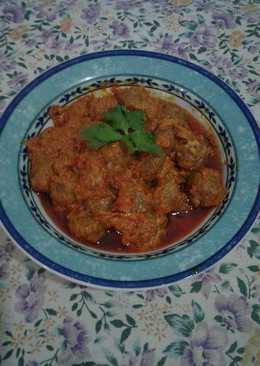 Sambal goreng bola-bola daging