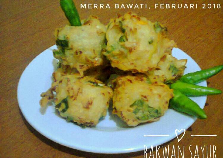 resep lengkap untuk Bakwan Sayur/Bala-Bala