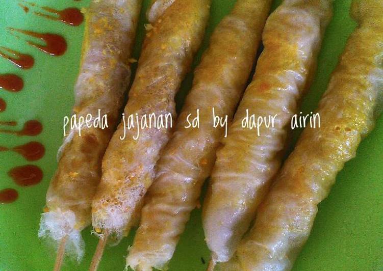 resep Papeda jajanan anak sd / cilung