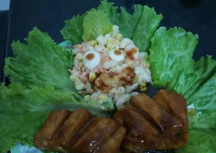 Resep Steak Salmon Barbeque - Erawaty