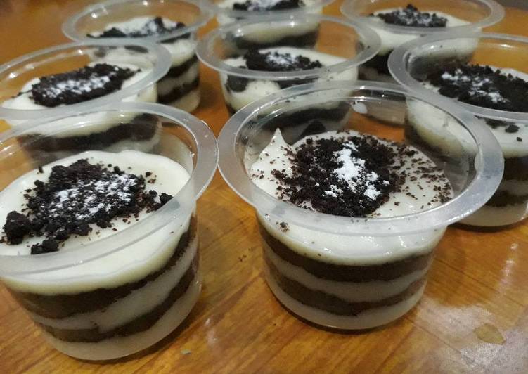 resep masakan Cheesecake lumer oreo simple ??