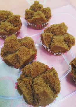 Bolu kukus mekar gula merah