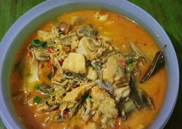 resep makanan Gulai jantung pisang +tuna