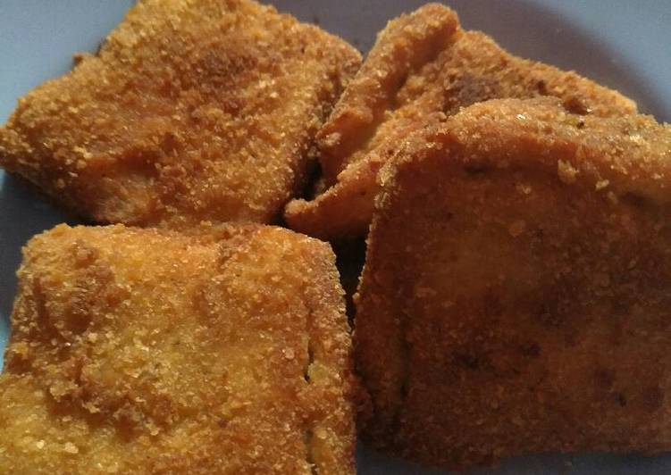 resep lengkap untuk Roti tawar Sari roti isi kornet