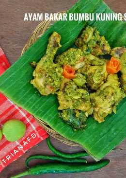 Ayam Bakar Bumbu Kuning Sambal Ijo