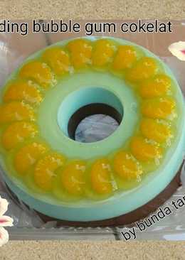 Puding Bubble Gum Cokelat