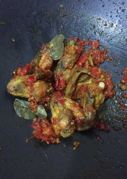 Ayam kunyit balado