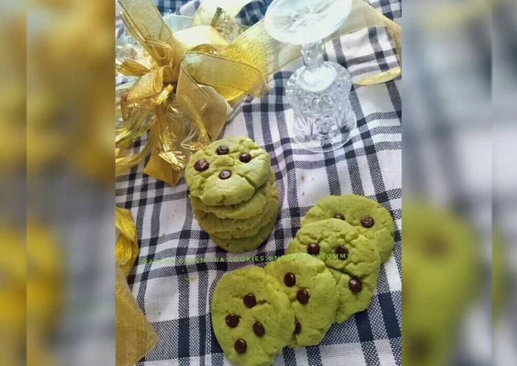 gambar untuk resep Matcha Greentea cookies