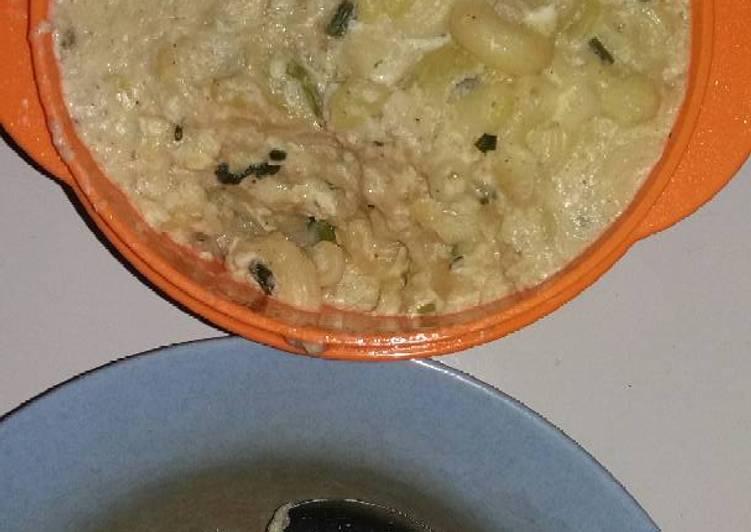 gambar untuk resep makanan Makaroni & kentang schotel kukus