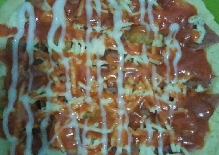cara membuat Pizza teflon homemade