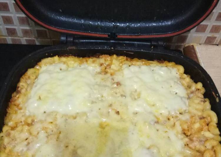 gambar untuk cara membuat Mac and Cheese Happy Call no Oven