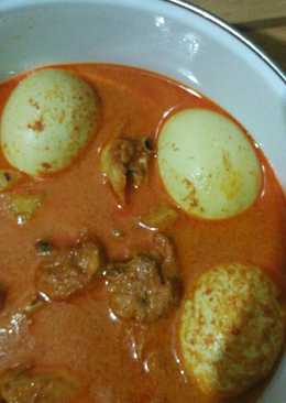 Gulai ayam telur nanas muda