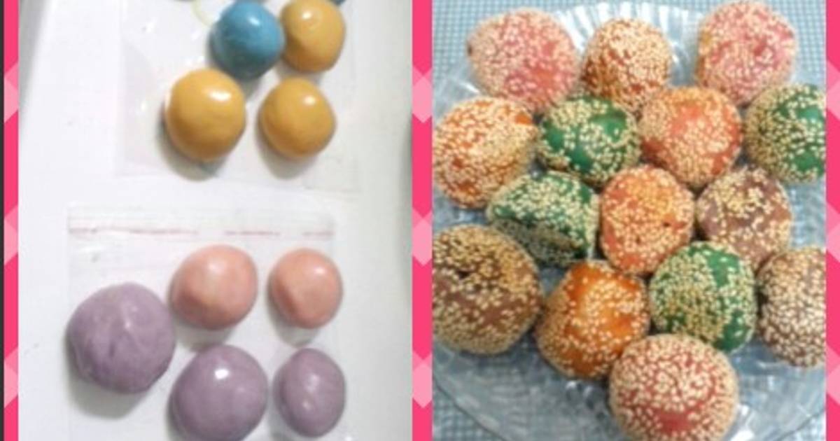 Resep Onde onde pelangi