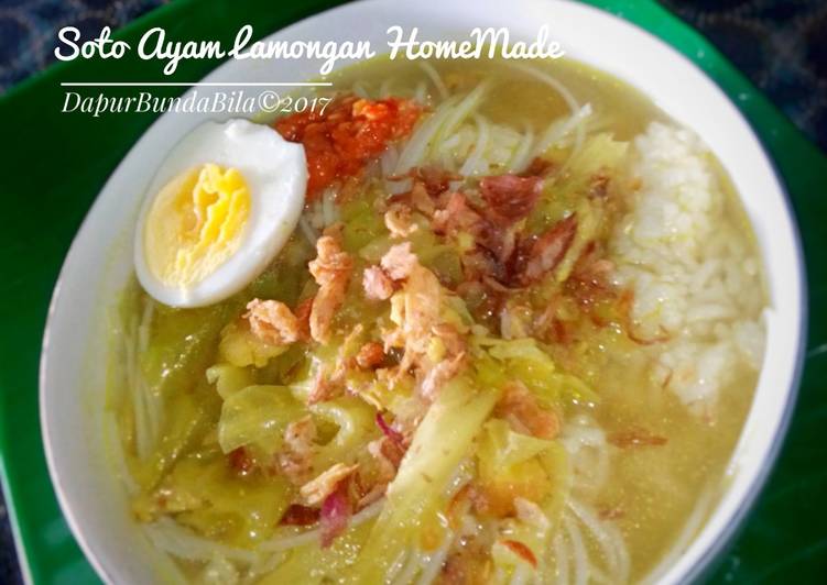 resep Soto Ayam Lamongan HomeMade