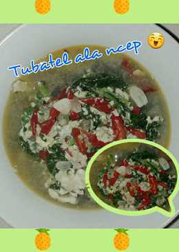 Tumis bayam telur