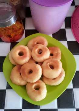 Donat Simple 5 Bahan (no telur no mentega/margarin no mixer)