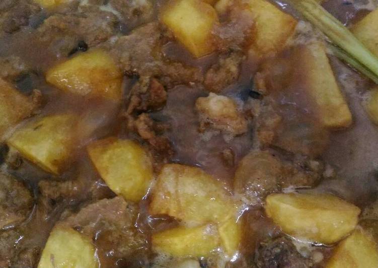 resep makanan Semur daging kuah banjir