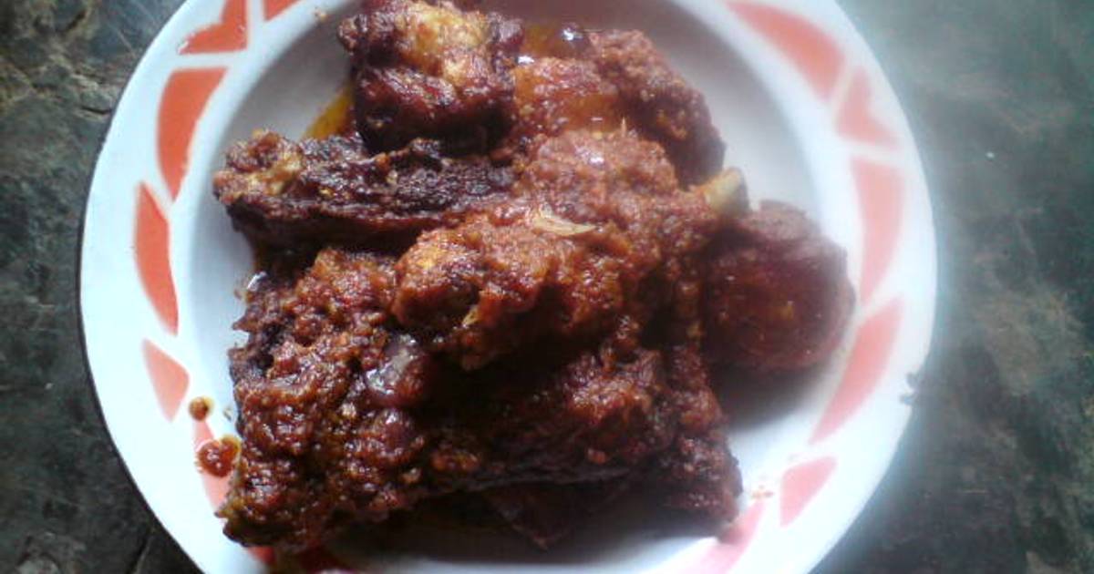 Resep Sambal ayam pedas and sederhana khas lombok ala Yuliana dewi