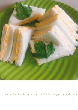 Sandwich telur mayo super gampang