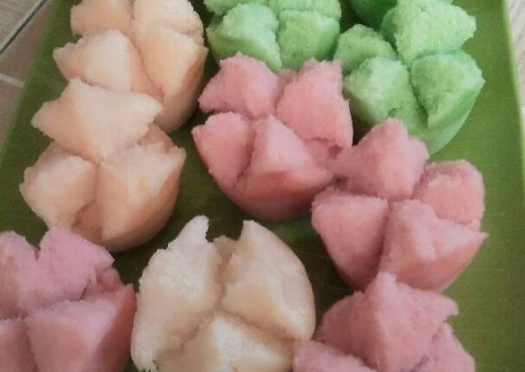 resep lengkap untuk Kue mangkok tape singkong