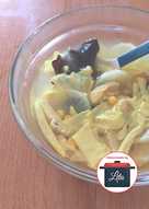 Sop ayam jamur kunyit mudahÂ #homemadebylita