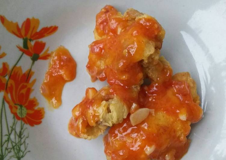 Resep Ayam Krispy Saus Tomat Kiriman dari SheyNa