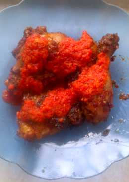 ayam bakar sambal rebus lezat