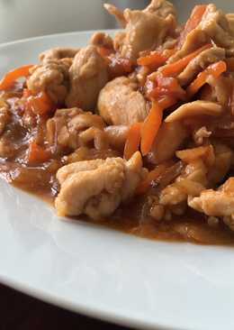 Tumis Ayam fillet asam manis sederhana, nikmat enak