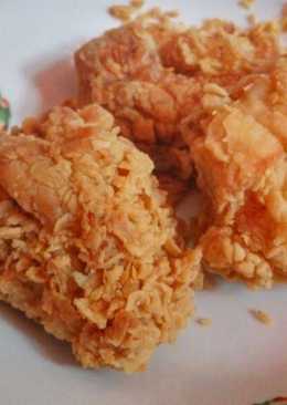 Ayam goreng ala2 KFC resep'y Ci Xander