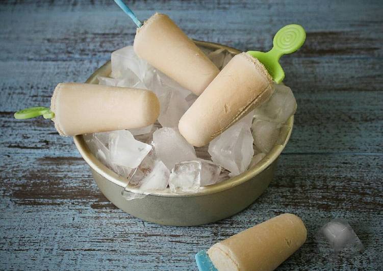 bahan dan cara membuat Coffee Yogurt Popsicles