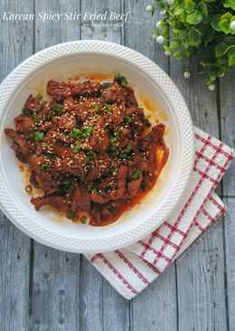 Spicy stir-fried Beef/Chicken/Pork