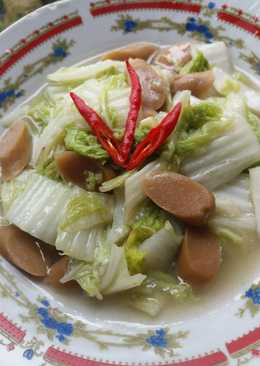 Oseng Sawi Putih Sosis