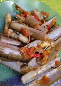 Kerang bambu saos tiram