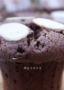 Cupcake Coklat Putih Telur