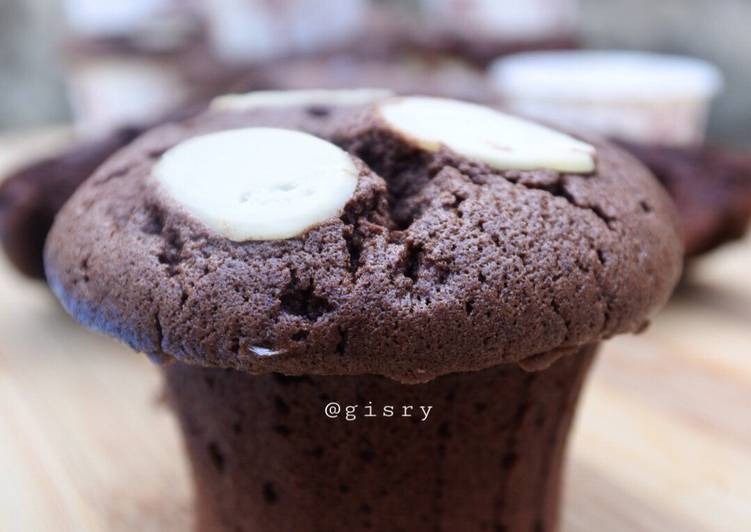 Resep Cupcake Coklat Putih Telur Kiriman dari Gisry Septianty