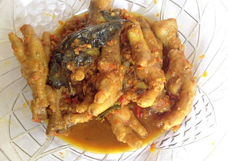 Resep Ceker Mercon Pedas Manis Oleh Tyamohi