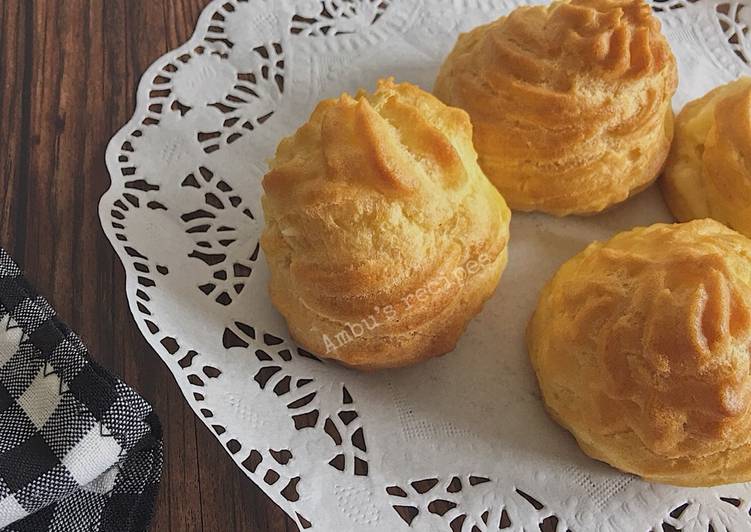 resep makanan Kue Soes/Kue Sus (choux pastry)