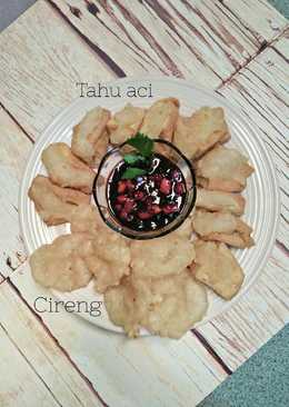 Cireng-Tahu aci sambal kecap