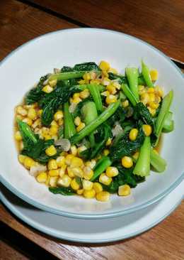 Cah Baby Caisim Jagung Saus Tiram